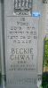 Headstone: Beckie Chwat